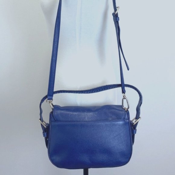 [Kate Spade] Blue Leather Multi-Carry Designer Handbag - Picture 6 of 11